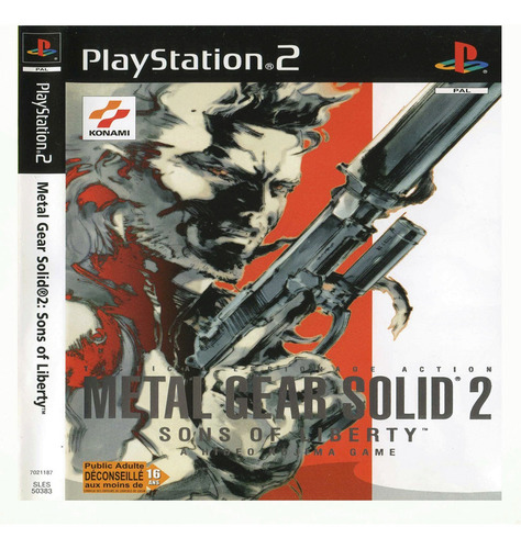 Metal Gear Solid 2 Sons Of Liberty - Ps2 2001 PS2 Físico