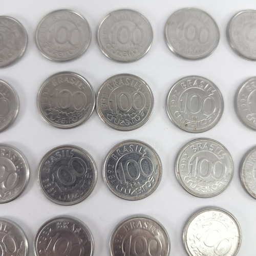 19 Moeda Antiga Do Brasil 100 Cruzeiros 1992 1993 Peixe-boi (Usado)