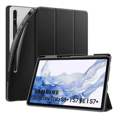 Case Funda Para Galaxy Tab S7 Fe 12.4 T730 T735 Protector