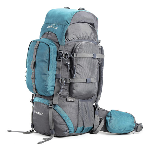 Tripole Walker 55 Litros Trekking Y Mochilero (verde Mar)
