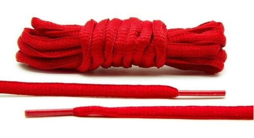 Laces Cordones Agujetas Rojas Para Tenis Nik Jorda 1.5m Oval