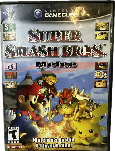 Super Smash Bros Meele | Nintendo Gamecube No Manual (Reacondicionado)