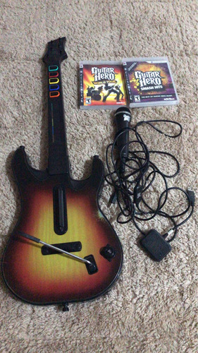 Guitar Hero World Tour Y Smash Con Guitarra Y Micrófono