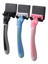 Comprar Gancho Adhesivo Colgador De Afeitador X 4 Uds Blanco Y Negro