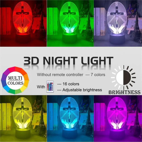 Luz Led Nocturna N Para Decoración, Lámpara De La Santísima