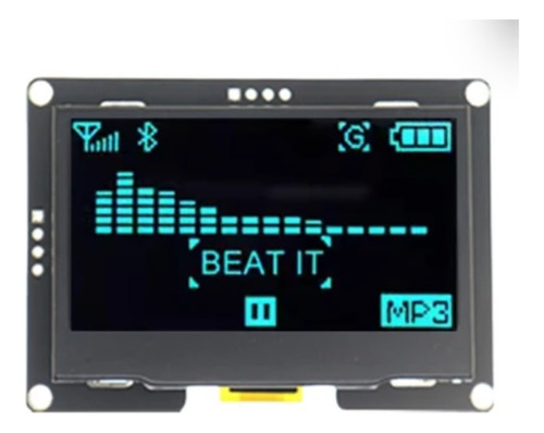 Arduino: Lcd Oled I2c 128x64 Pixel Ssd1309 Azul 2.42 PuLG