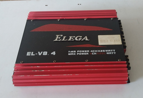 Planta Amplificador Elega El-v8- 4x250w / 4x25w