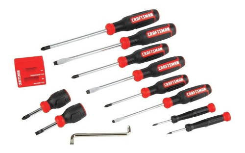 Craftsman Destornilladores De 12 Piezas Color Negro 