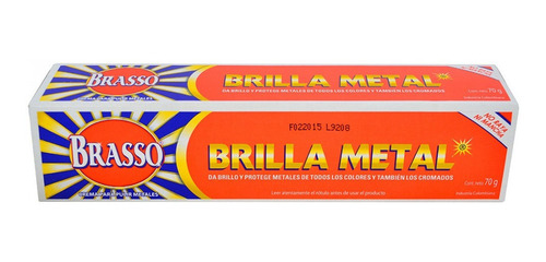 Imagen 1 de 1 de Brasso Brillametal X 70cc