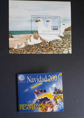 Sellos Chilenos Año 2001 Mint