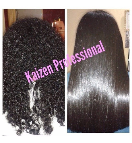 Produto Para Alisar Cabelo Profissional Escova Progressiva+botox Kaizen Selagem Com Formol Deixar Cabelo Liso Escorrido