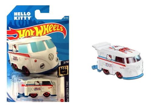 Carrinho Hotwheels Kool Kombi Hello Kitty 2021