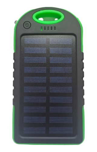 Cargador Solar Usb De 5000 Mah Con Linterna Led .