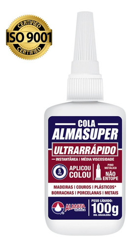 Pegamento Cianocrilato Adhesivo Instantâneo Profesional Transparente