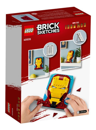 Lego Brick Sketches Iron Man 40535 - 200 Pz