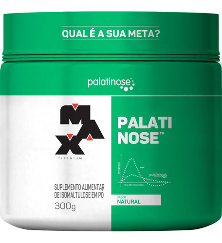 Max Titanium Carbohidratos Palatinose Isomaltulose Natural Sem Glúten 300g