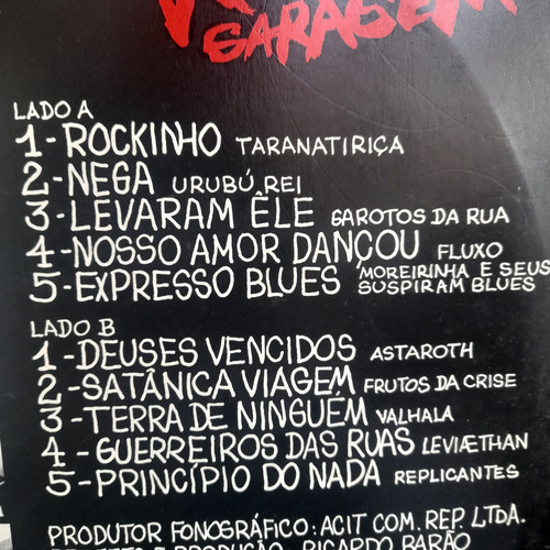 Imagem 5 de 10 de Vinil Lp Rock Garagem Radio Ipanema Replicantes Garotos Rua