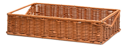 Cesta De Pan Tejida, Cesta De Picnic, Cesta De Frutas Para