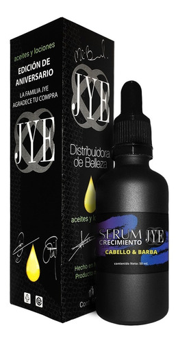 Serum Jye Crecimiento Cabello Y Barba 50 Ml