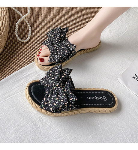 Zapatillas Con Forma De Lazo, Ropa De Abrigo De Moda Para Mu