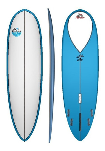 Prancha Surf Mini Longboard 65 Alohahawaii Modelo Scorpion