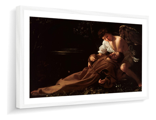 Quadro Decorativo Caravaggio São Francisco 104x75