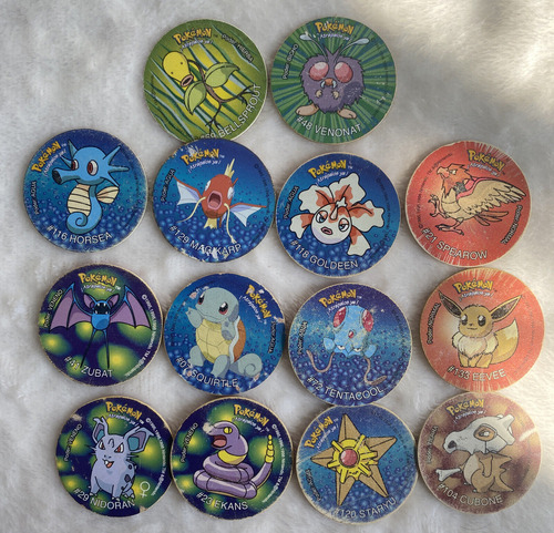 Tazos Pokémon 1 Lote De 14 Piezas Sabritas