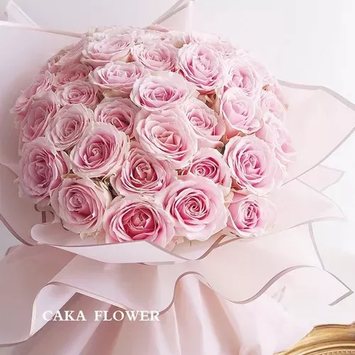 20 Hojas Papel Coreano Para Ramos Bouquet Floral Traslúcido 001Púrpura