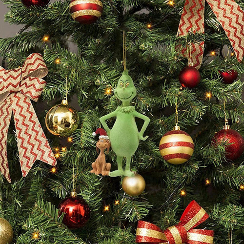 Para De Decoración Colgante For Árbol De Navidad Grinch 18