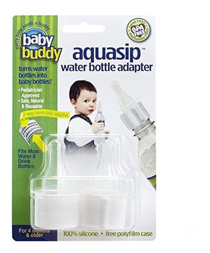 Adaptador Biberón De Amigos Aquasip Agua, Blanco, 2-conde