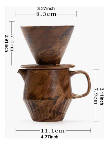 Juego De Cafetera De Vertido Manual, Juego De Gotero De