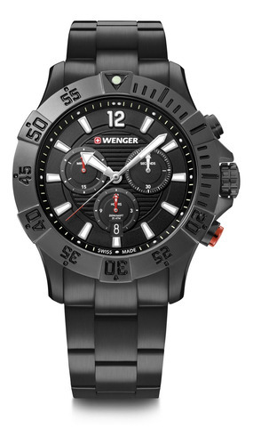 Relógio Masculino Seaforce Chrono Preto