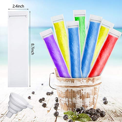 Bolsas Moldes Para Helados Caseros 450 Pzas. (8.7 X 2.4puLG)