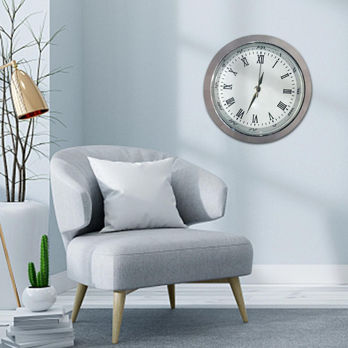 Mini Mecanismo De Inserción De Reloj Números Blancos