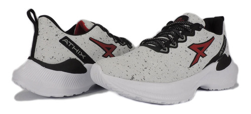 Imagen 4 de 8 de Zapatilla Athix Hombre Paralles (rojo/blanco)