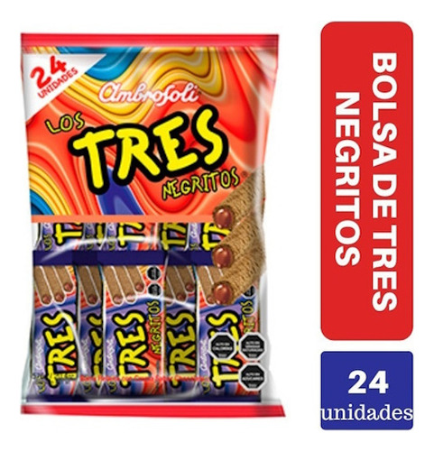 Galleta Los Tres Negritos Bolsa 24 Unidades