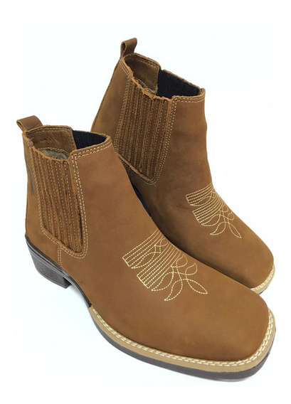 botas em couro masculina