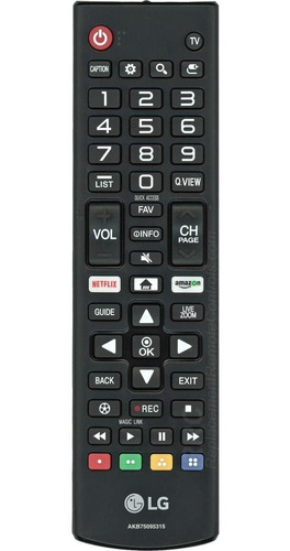 LG Akb75095315 Contr Remoto Original De Fabricante De Equipo