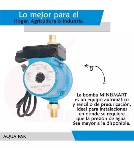 Bomba de presurización 1/6 HP