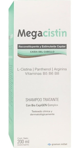 Megacistin Shampoo Tratante Estimulante Capilar