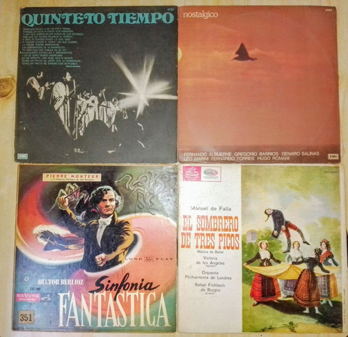 Lote De 55 Discos Vinilo Estilos Variados