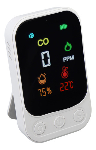 Detector De Co Tester De Temperatura Portátil Multifuncional