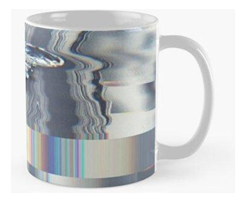 Taza Señal Digital Glitch Tv Televisión Estática Cool Retro 