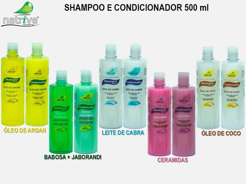 Shampoo Ceramidas 500 Ml Natrive Caixa C/12 Unid.