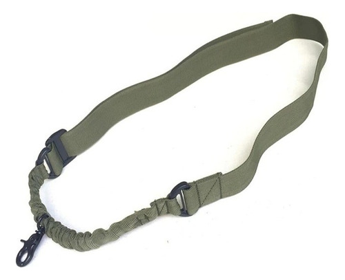 Portafusil Tactico Bungee 1 Punto Militares Policias Caza Color Verde