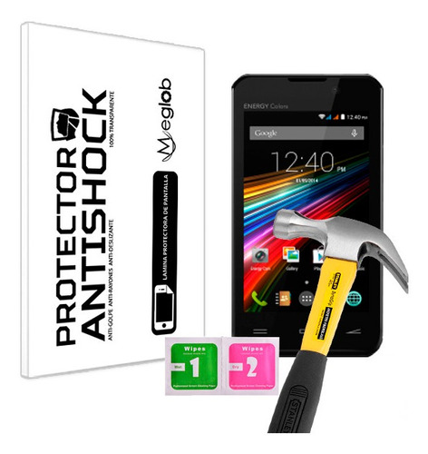 Protector De Pantalla Anti-shock Energy Sistem Phone Colors