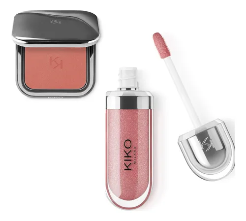 Blush Kiko Milano Unlimited Em Pó 03 + Gloss 3d Hidra 35