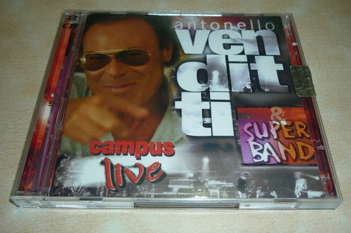 Antonello Venditti Super Band Campus Live Cd  Dvd Ex Jcd055