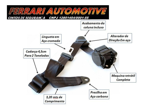 Cinto De Segurança Para Caminhão Mercedes 608 609 709 914