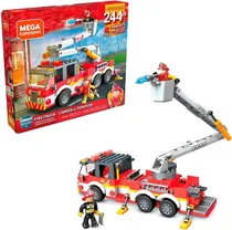 Comprar Mega Construx Camión De Bomberos Wonder Builders 244 Pzas